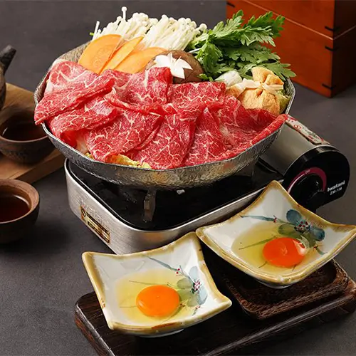 Sukiyaki at Koi Matsu, a Japanese restaurant in Cherry Hill